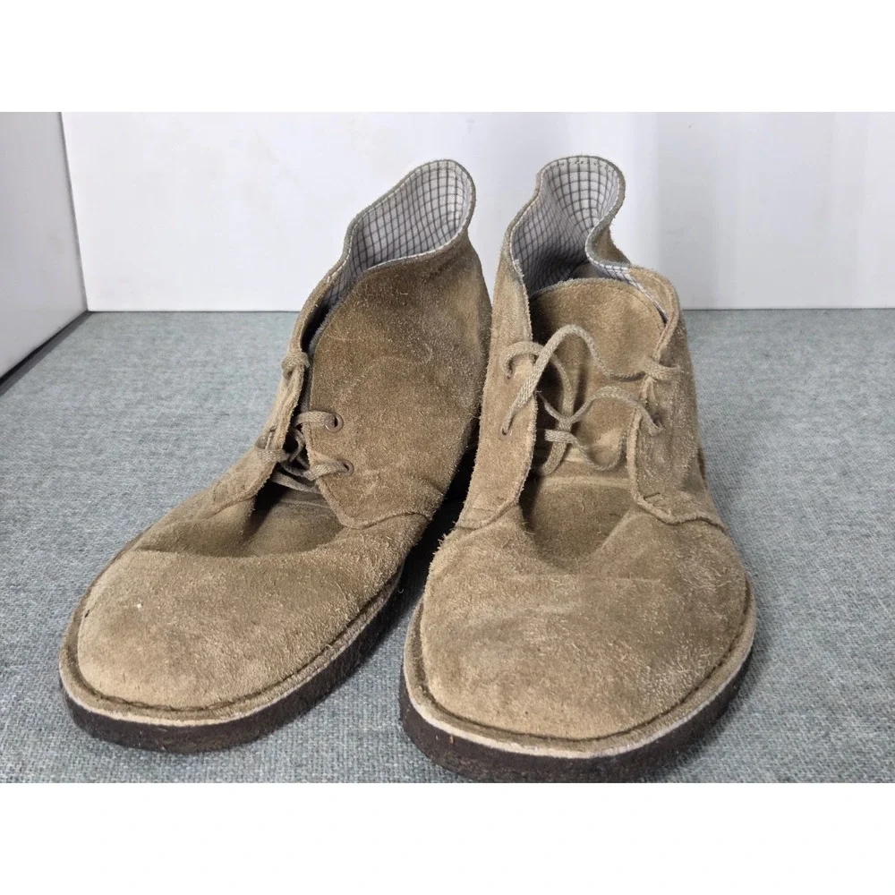Clarks Originals Desert Boot Chukka Men Size 10.5 Brown Suede Crepe Sole Shoe